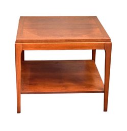 Vintage Mid-Century Modern Adrian Pearsall For Lane Walnut Square Side Table