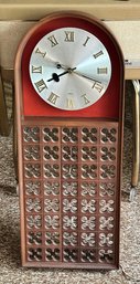 Vintage Mid-Century Modern Howard Miller Wall Clock - Walnut - Arthur Umanoff Design
