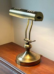 Vintage Brass Piano / Bankers Adjustable Desk Lamp