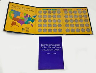 First State Quarters Of The United States Collector's Map (1999-2008) - Filled/Complete