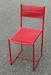 Modern Side Chair In Red - Possibly Philippe Starck