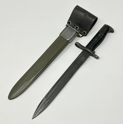 United States WWII 1943 UFH Bayonet & Scabbard For The M1 Garrand