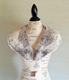 Vintage Grey Rabbit Fur Collar - Never Worn W/ Tags