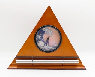 Now & Zen (Boulder,CO) Zen Alarm Clock - In A Honey Wood Finish - $230 Cost
