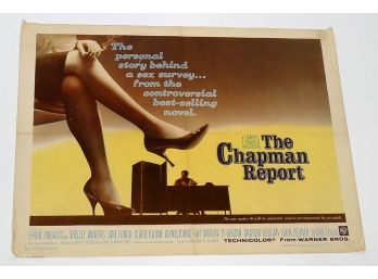 1962 Half-Sheet Movie Poster - The Chapman Report