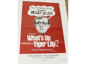 1978 One-Sheet Movie Poster - Woody Allen - What's Up, Tiger Lily?