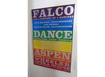 Robert Indiana Screen Print - Falco Dance Company (1968)