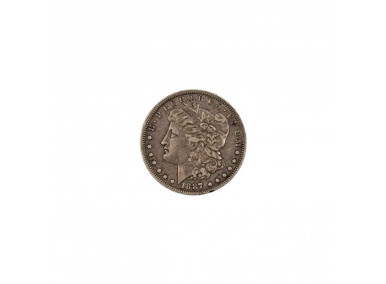 1887-O Morgan US Silver Dollar