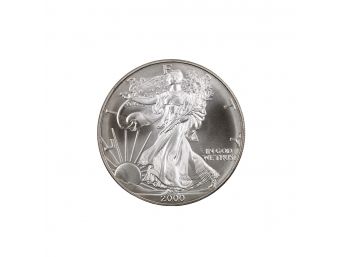 2000 American Silver Eagle 1 Oz Silver Coin
