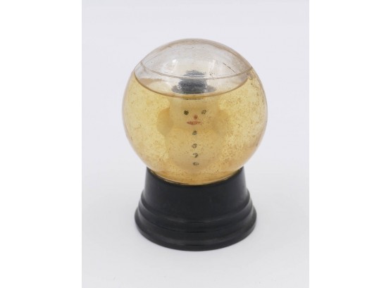 1930's Glass Snowman Snow Globe