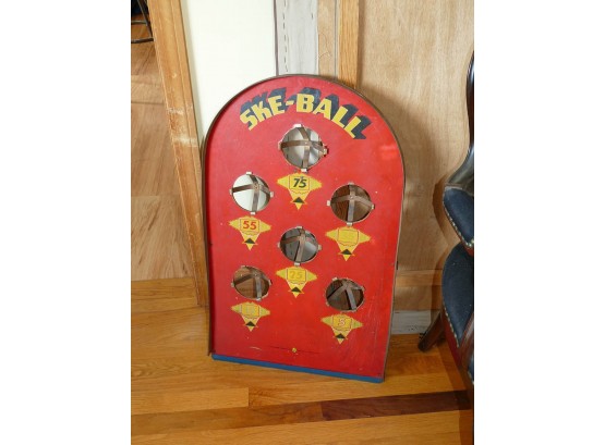 Vintage 1930's Ske-Ball Target Game Board - Joseph Schneider Inc NYC