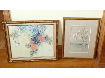 2 Chinese Framed Prints