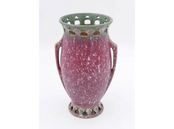 Roseville Ferella 507 Vase -  Rose Glaze
