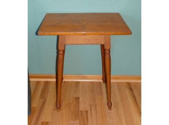 Pine Wood Side Table