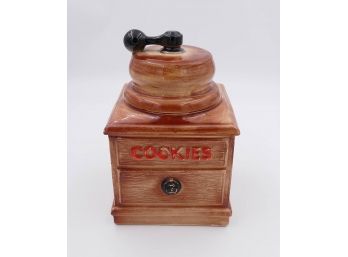 1960's McCoy Pottery Cookie Jar - Coffee Grinder Design