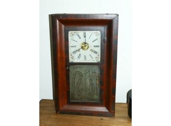 19th C. Jerome & Co Thirty Hour Clock - Wall/Mantel