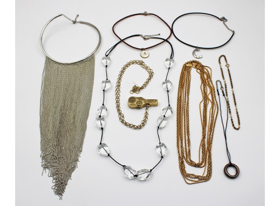 Costume Jewelry Necklace Lot - 8 Pieces