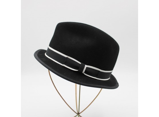 Rag & Bone Black Wool Fedora Hat Size M