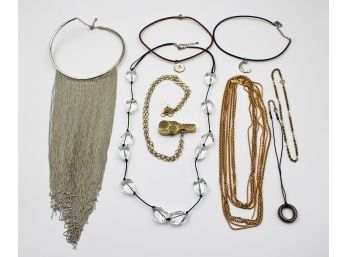 Costume Jewelry Necklace Lot - 8 Pieces