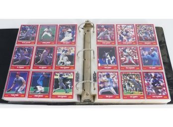Large Folder Of Baseball Cards