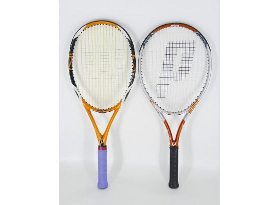 2 Tennis Racquets - Prince & Wilson