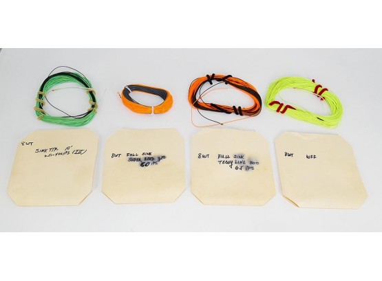 4 Sets Of 8wt Fly Fishing Line