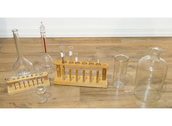Lot Of Vintage Science Glass / Test Tubes - Pyrex