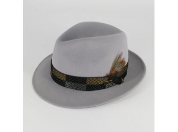 Dobbs St. Lucia Fedora Hat - In Pearl - Men's Size 7 1/4