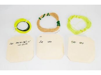 3 Sets Of 5wt & 4wt Fly Fishing Line