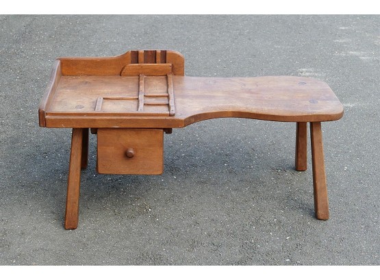 Vintage Cushman Colonial Creations Maple Cobbler's Bench