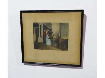 Wallace Nutting Hand Colored Photo 'The Way It Begins' - Signed