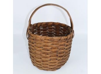 Vintage Splint Woven Basket