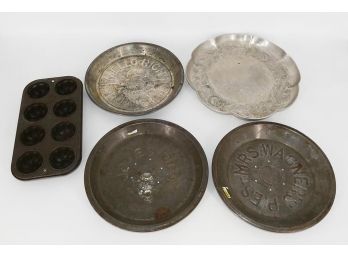 Vintage Pie And Muffin Tins