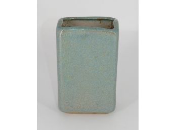 Vintage Glidden Art Pottery Rectangular Vase
