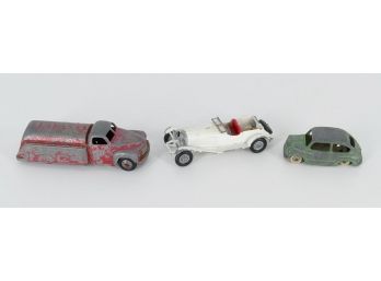 3 Diecast Cars From Meccano/Dinky, Lesney, And Mercury