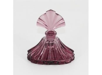 Amethyst Glass Perfume Bottle