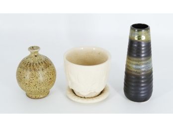 Vintage/Antique Pottery Lot - JB Owens, Ikebana