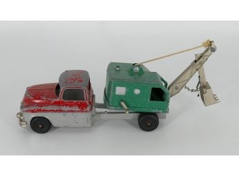 1950's Hubley #494 Die Cast Kiddie Toy Truck Steam Shovel