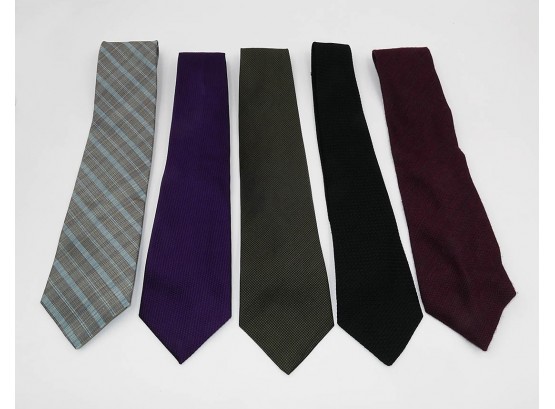 5 Different Men's Ties