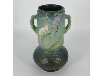 Vintage Roseville Pottery 126-10' Green Freesia Vase