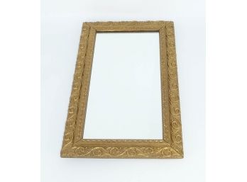 Wood And Gesso Framed Mirror