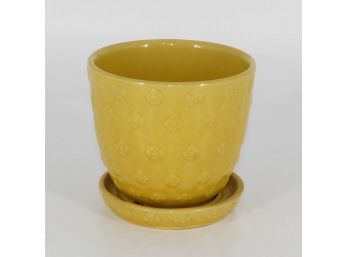 Vintage Shawnee Art Pottery Yellow Planter