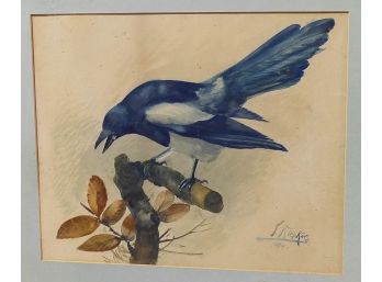 1904 F. Kiepker Watercolor