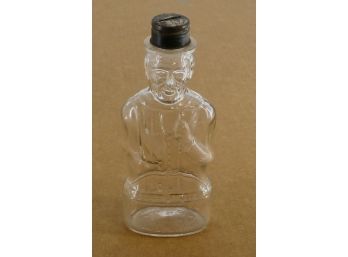Vintage Abraham Lincoln Glass Bank Bottle