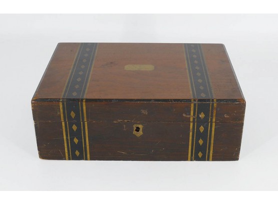 Painted Wooden Traveling Desk - Circa 1870