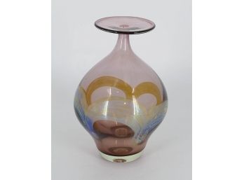 Richard Deeble Art Glass Vase - Signed