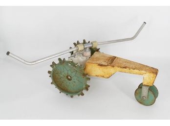 Vintage Craftsman Cast Iron Traveling Tractor Sprinkler