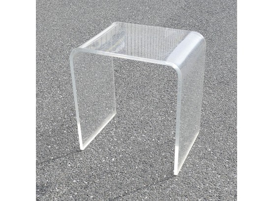 Vintage Modern Lucite Table / Stand