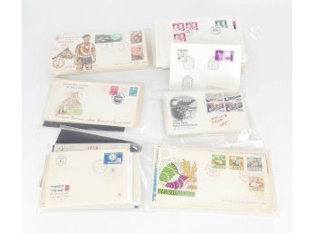 First Day Covers Lot - US (Space Program), Sweden, Israel, And Indonesia