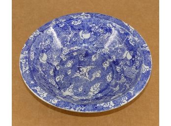 Chinese Blue & White Porcelain Bowl - Dragon Pattern